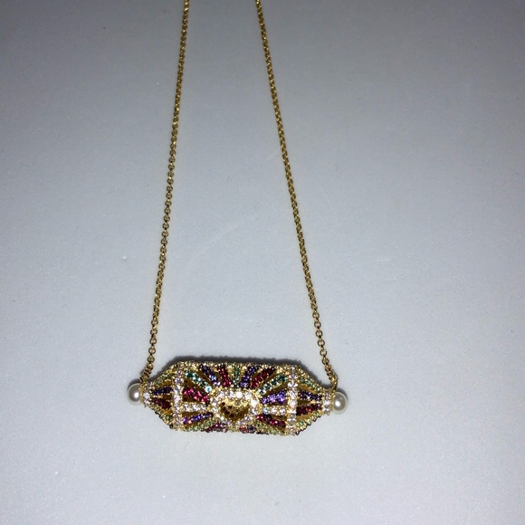 Rainbow Spinner Heart Necklace - Picture 8 of 16